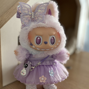 仅娃衣labubu拉布布女孩衣服玩偶仙女裙幸运穿裙子衣服三代通用潮