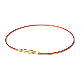 细款钢丝手绳女1毫米金红色穿小孔转运珠编织皮绳手链本命年红绳