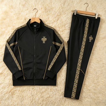 Lh2526 Portugal Royal m Training Uniform Long-Sleeve Jacket Football Outfit Man L Sportswear Set