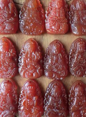 清代蜜蜡帽花 双喜临门枣红色老蜡 老琥珀