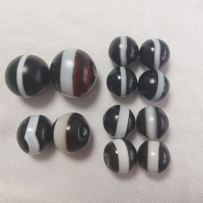 天然玛瑙藏式药师珠散珠磨砂一线药师玛瑙DIY佛珠手串配珠老配珠