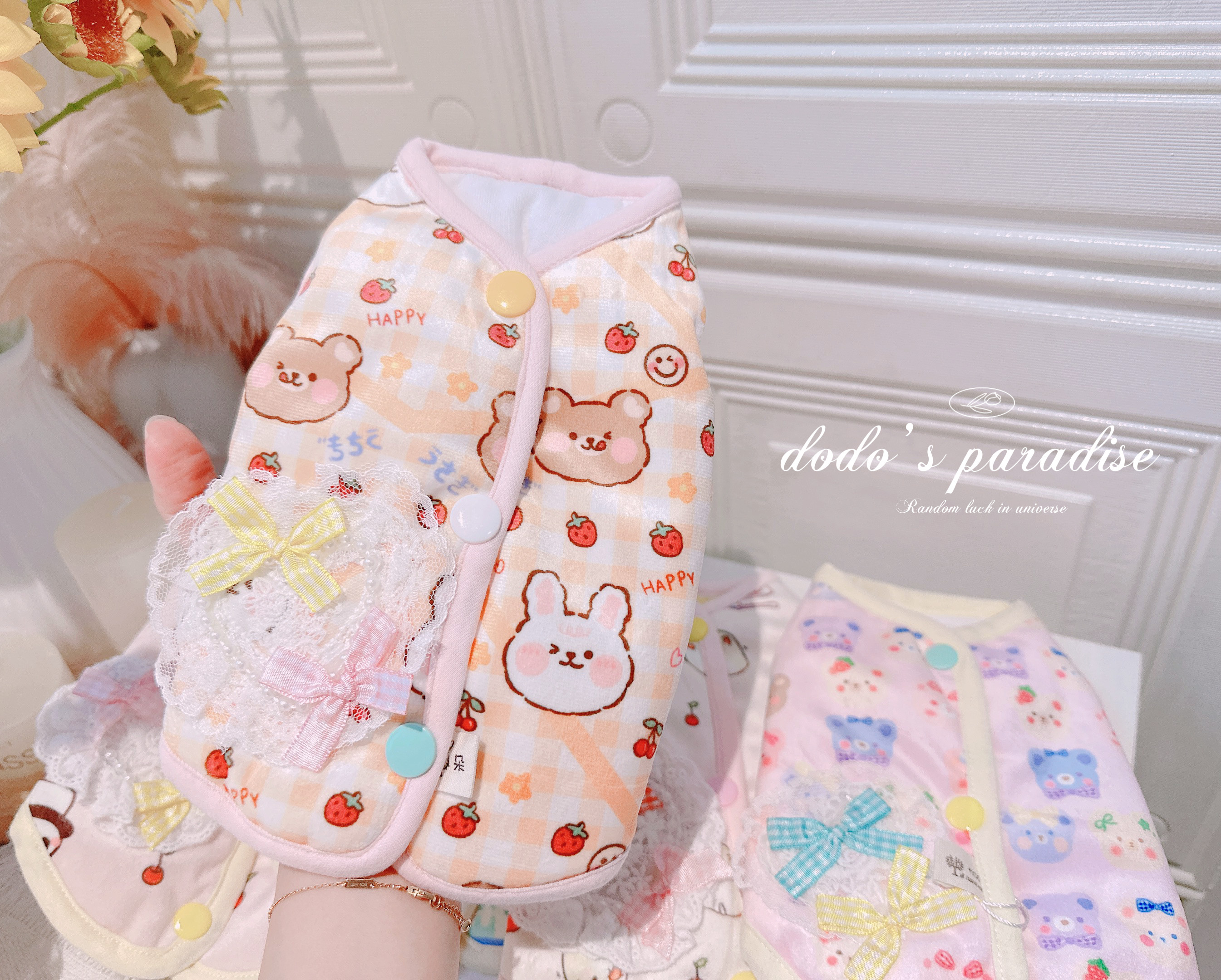 秋冬宠物狗猫泰迪小马奶狗加