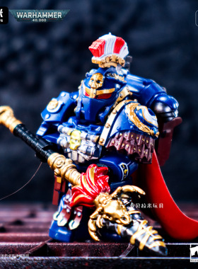 适用乐高战锤40k极限战士冠军 护卫队盔甲兵第三方人仔积木玩具