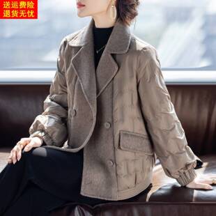 妈妈羽绒服冬季加厚洋气时尚2025新款衣服50岁中老年女士冬装外套