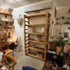 实木家用花店盆栽花架落地式多层隔断收纳架货架阳台置物架展示架