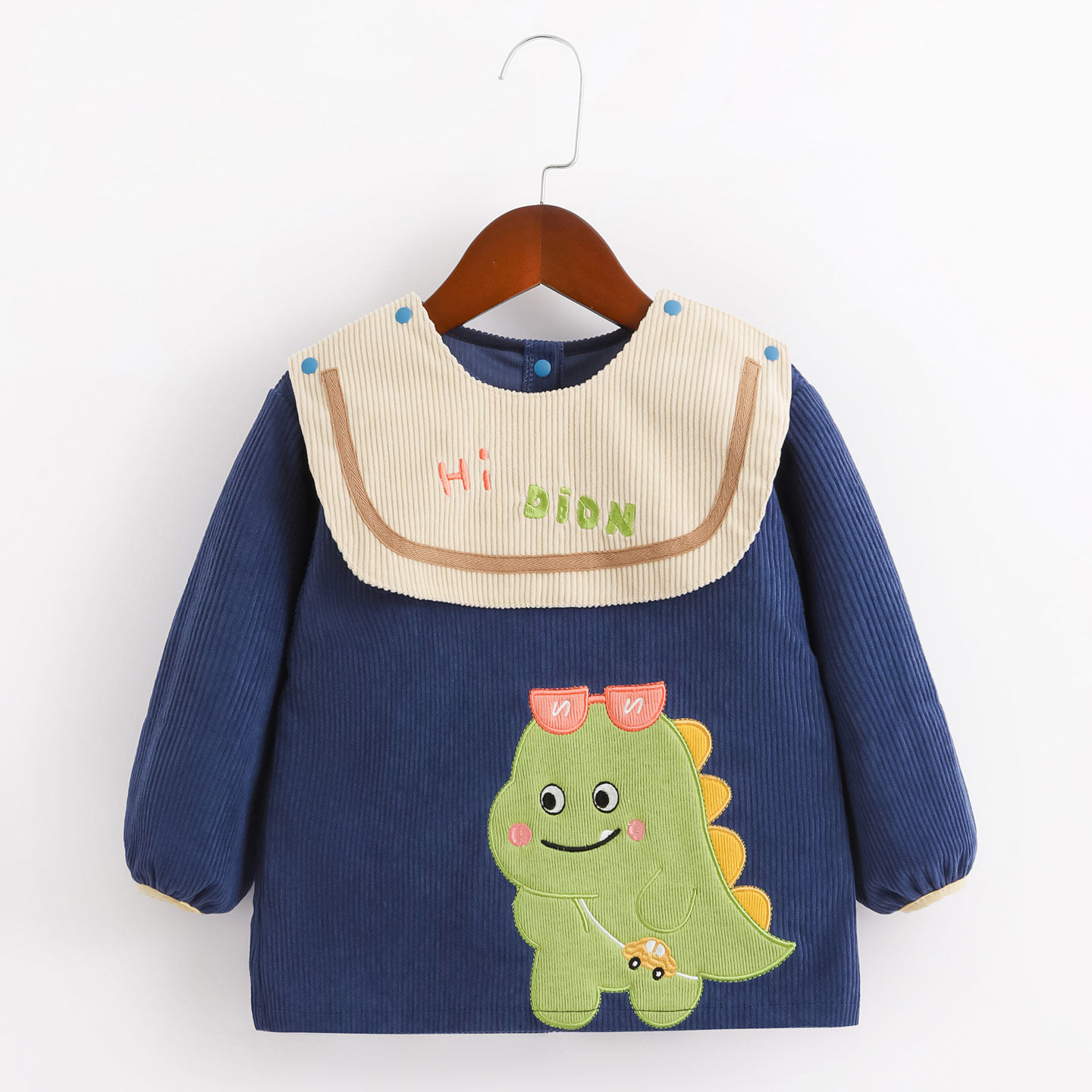 宝宝罩衣儿童防水吃饭衣婴儿灯芯绒弹力反穿衣幼儿园防脏围兜罩衫,童装/婴儿装/亲子装,反穿衣/罩衣,淘宝优惠券,粉丝福利购,淘宝优惠卷