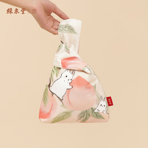 彩衣堂国风可爱春夏手拎手腕包