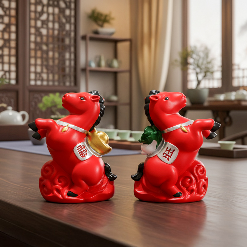 马上有财办公桌面摆件招财吉祥物
