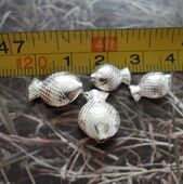 925纯银 手工银 曼谷 泰银 经典 富贵鱼好运配件1.4cm