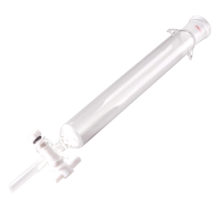 层析柱玻璃具四氟活塞砂芯层析柱离子交换柱大孔树脂柱吸附色谱柱实验室标准磨口玻璃砂芯板过滤柱层析柱