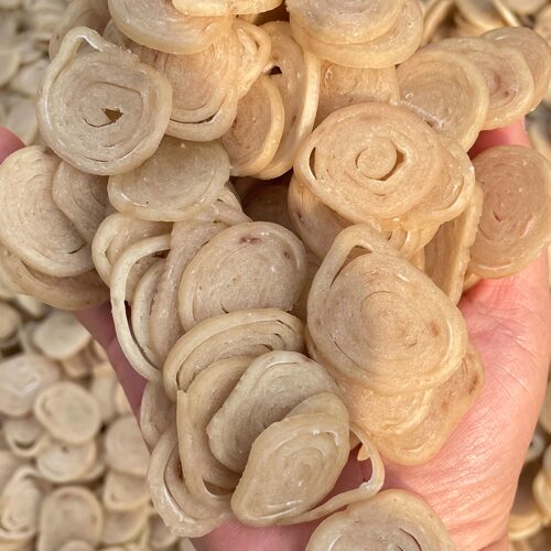 夫子河鱼面农家自制手工鱼面