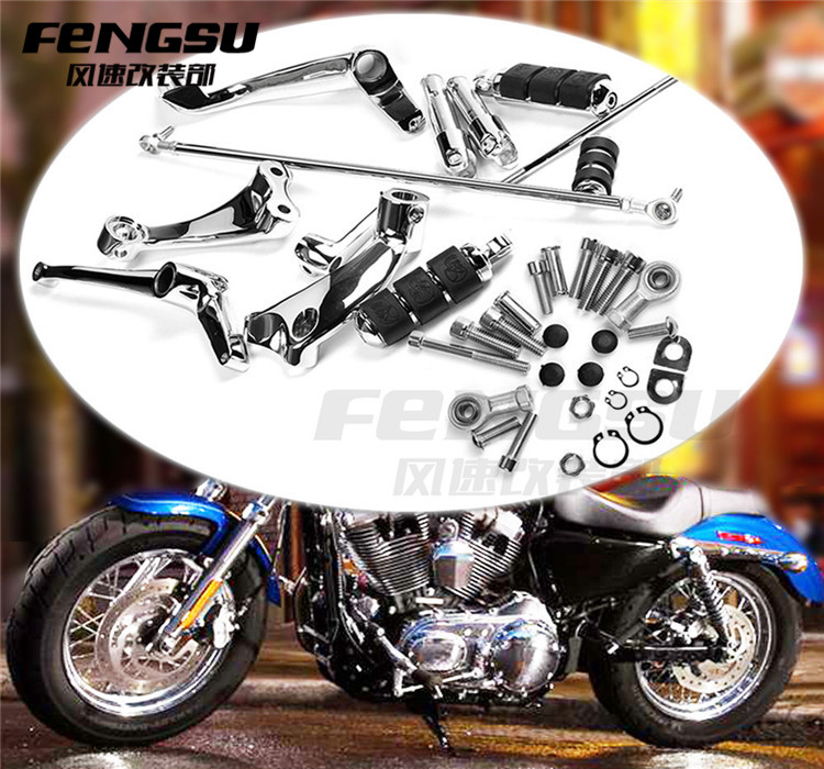 哈雷脚踏总成刹车杆挂档