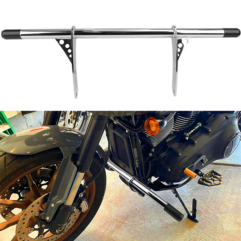 适用雅马哈竞速之星vstar XVS400/650改装一字杠 前保险杠98-25年