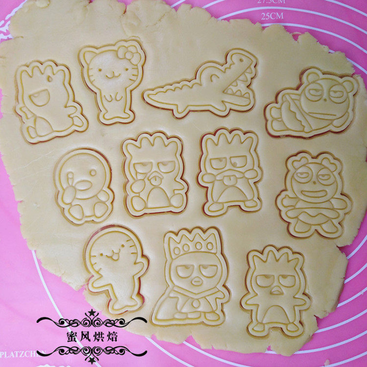 酷企鹅糖霜饼干模具食品级烘焙蛋糕儿童节动物卡通曲奇烘培亲子