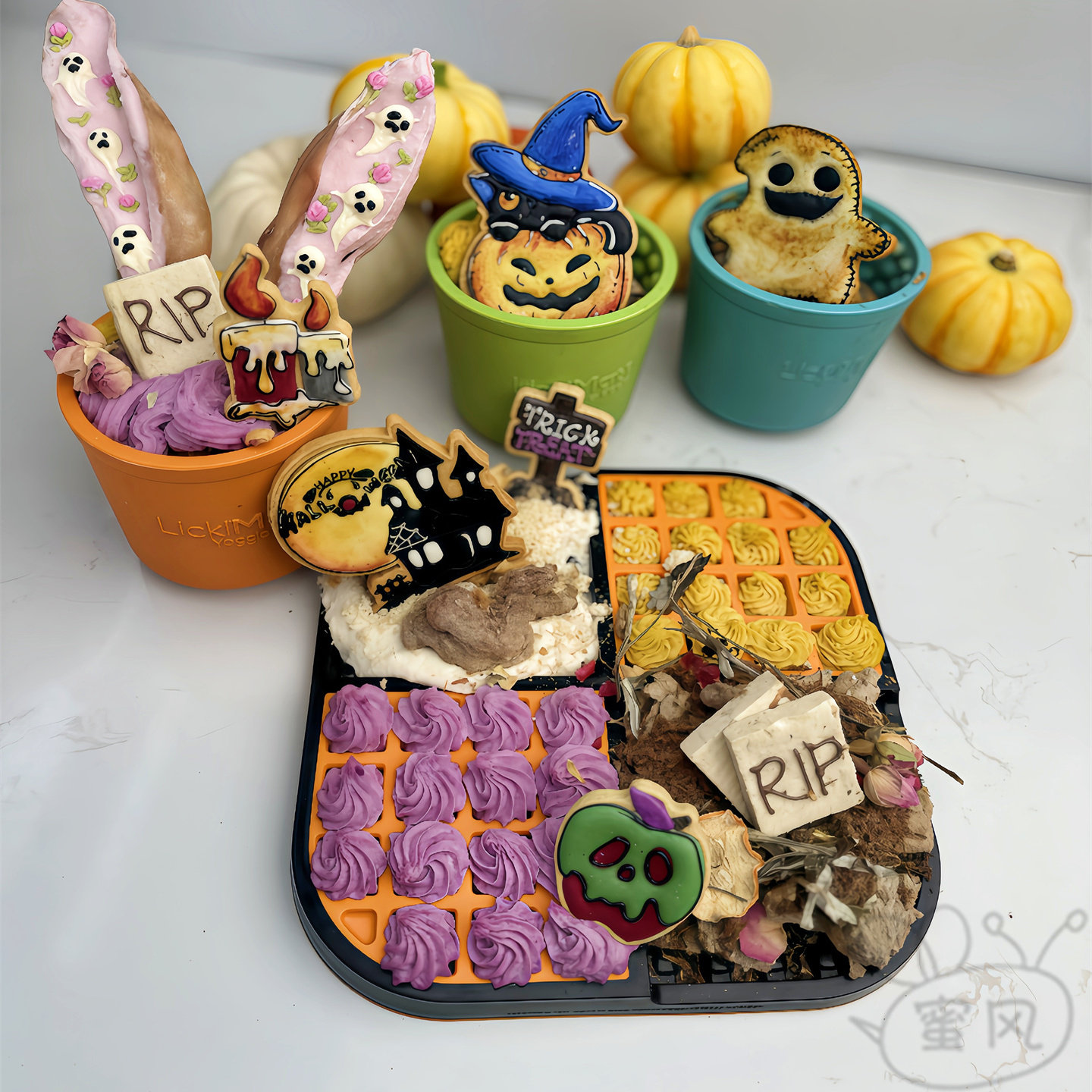 万狗期待老师卡通糖霜饼干模具宠物烘焙淋面幽灵城堡猫咪蜡烛印模