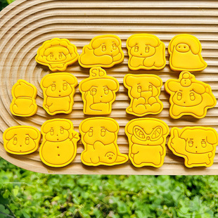 ASPEA金玟庭咖喱狗石塑黏土WINTER冰箱贴家用烘焙饼干模具无料