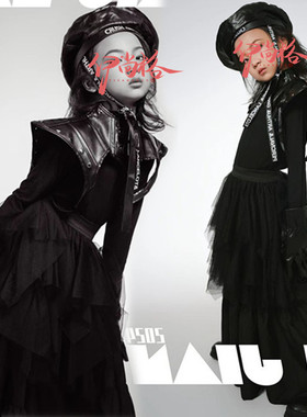 女童T台走秀演出服少儿模特舞台大赛CCAC礼服比赛表演儿童服装酷