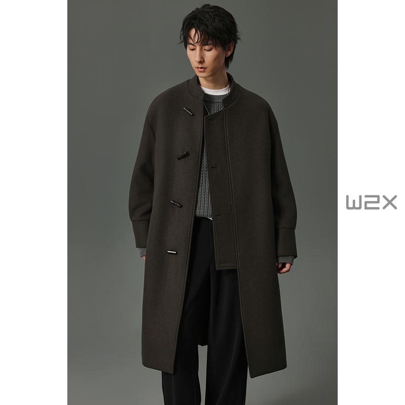 w2x新中式国风大衣毛呢外套