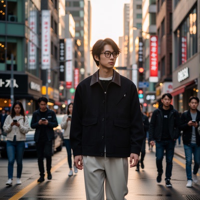 w2x气质秋冬季灯芯绒男士夹克外套新款工装冬装上衣男保暖超好看