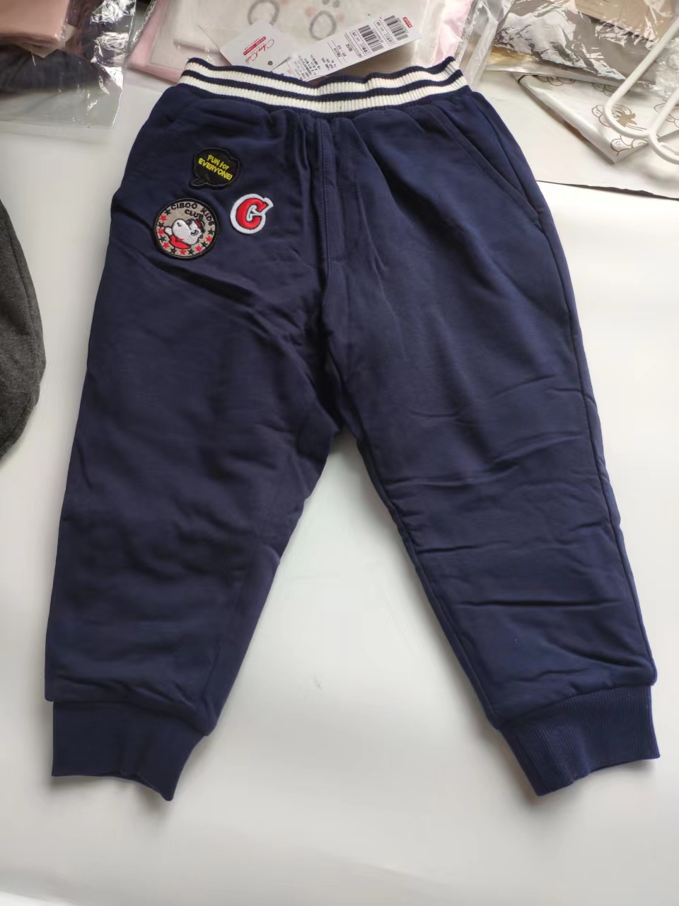 童装纯棉裤子奇宝乐园男女童棉裤