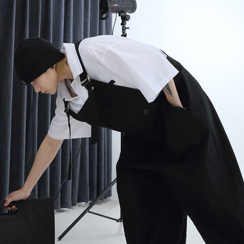 grnl原创懒人出街浮夸廓形休闲裤