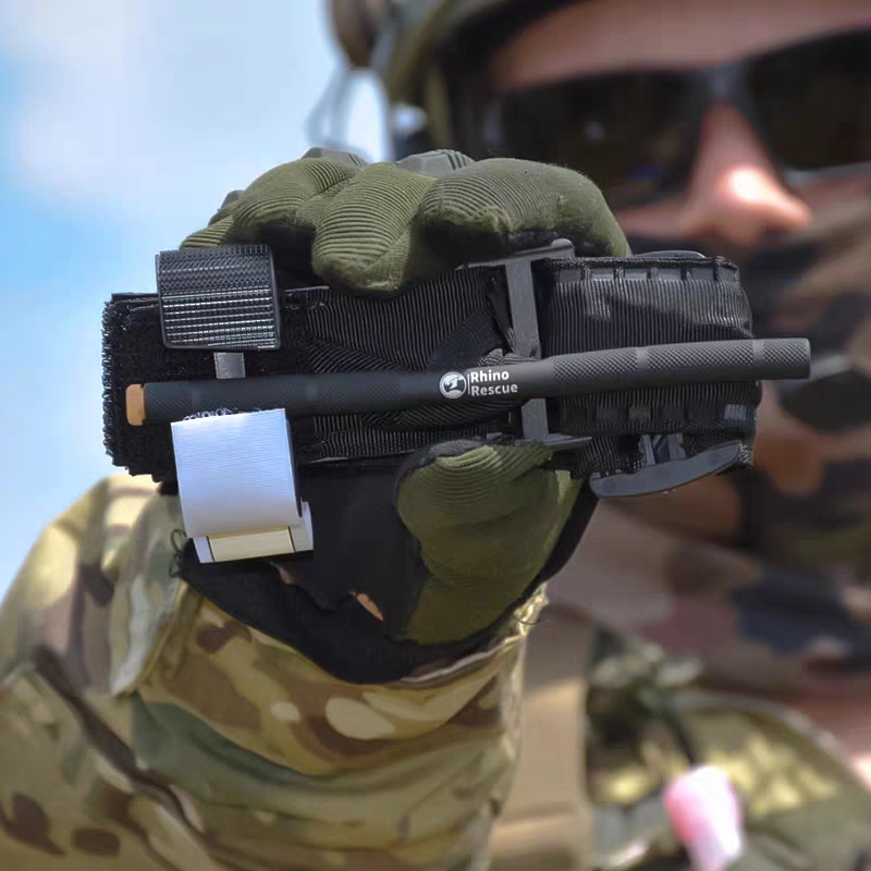 犀牛救援CAT金属绞棒止血带 旋压式单手操作加厚战术止血带