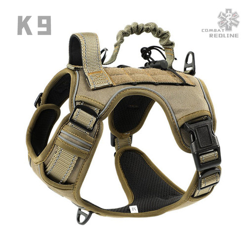 K9工作犬战术背心胸背带牵引绳
