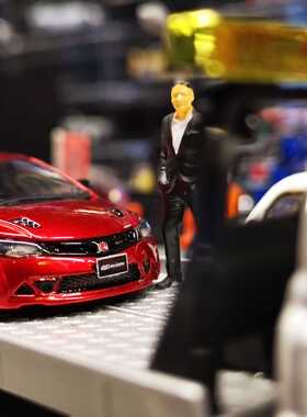 1:64 合金车模 inno fd2 rr muguen 改装本田 金属红