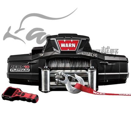 进口WARN ZEON 12000磅钢丝绳绞盘白金版纤维绳绞盘/脱困救援绞盘