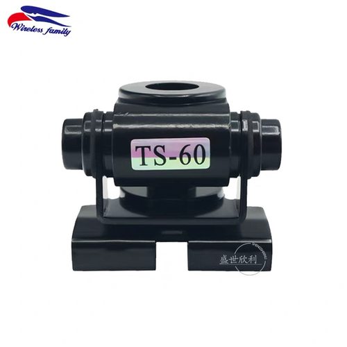 台湾老鹰TS-60车台卡边不锈钢款型夹边TS60万向小型卡边天线底座