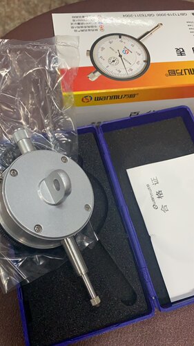 带耳朵百分表万目0-10