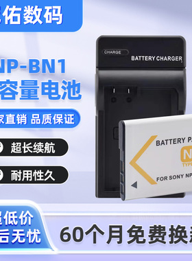 适用索尼ccd电池np-bn1 w320/570 TX55/66/100/10数码相机充电器