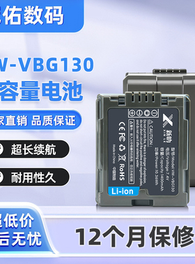 VW-VBG130电池适用松下VBG070 VBG390 TM20 DX1 SX5 VBG260充电器