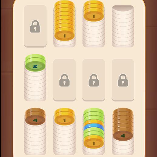 html5小游戏h5小游戏源码《硬币排序大师》带广告接口