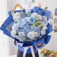 Phalaenopsis rose bouquet, national flower express delivery within the same city, birthday, high school entrance examination and graduation gifts, Tianjin and Chengdu stores thumbnail 2