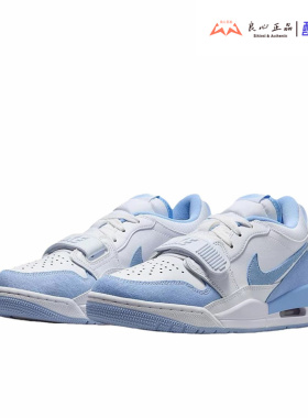 AIR JORDAN LEGACY AJ312白蓝运动鞋低帮复古运动板鞋 FQ7827-104