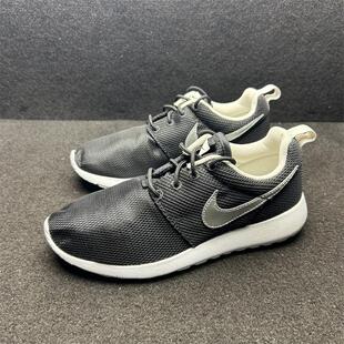 Run Roshe Nike 021 黑白银钩运动休闲跑步鞋 599728 One 耐克