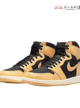 Air Jordan 1 AJ1男子棕褐色传家宝男子高帮复古篮球鞋555088-202