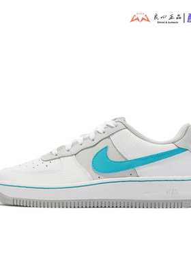 耐克 Nike Air Force1 Low AF1白灰蓝拼接女子运动板鞋DJ9993-100