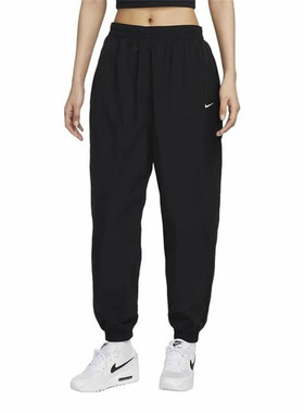 Nike耐克女子宽松运动休闲梭织速干束脚收口运动长裤 FV7669-010
