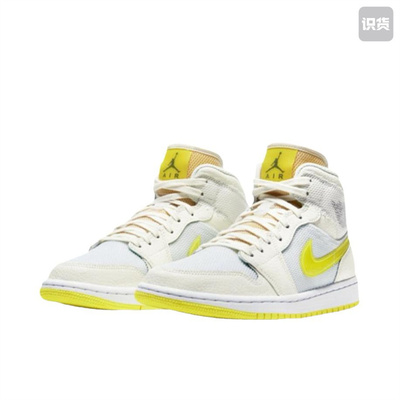 Air Jordan 1 Mid SE 男女中帮湖人运动休闲复古篮球鞋DB2822-107