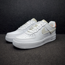 耐克 Nike Air Force 1 女款断勾鸳鸯红蓝解构板鞋 898889-103