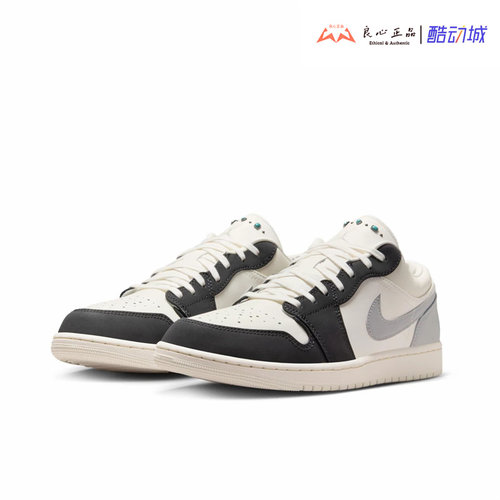 Air Jordan 1  AJ1 Low 男白灰低帮休闲复古运动板鞋 IO2242-101