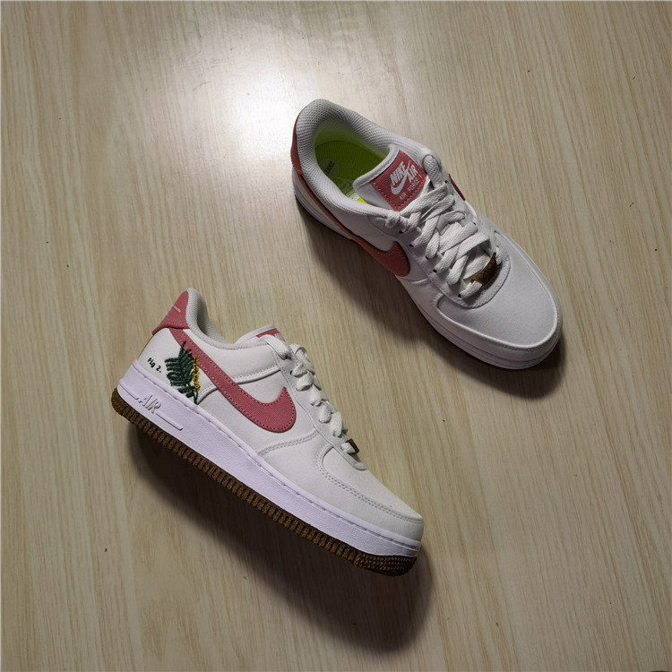 Nike Air Force1 Low Cate 植物刺绣女子休闲板鞋 CZ0269-101-100,运动鞋new,板鞋,淘宝优惠券,粉丝福利购,淘宝优惠卷