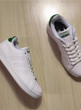 阿迪达斯 Adidas ADVANTAGE NEO男女皮质低帮休闲运动板鞋 F36424