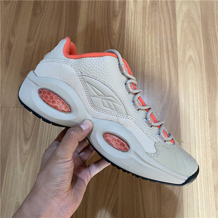 锐步 Reebok Question Low 低帮小麦色艾佛森休闲鞋篮球鞋 EF3151