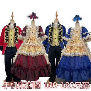 王子服舞台话剧儿童欧式宫廷英国公主裙演出服法国荷兰舞蹈服