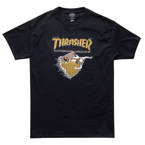 Thrasher创刊杂志封面火焰短袖