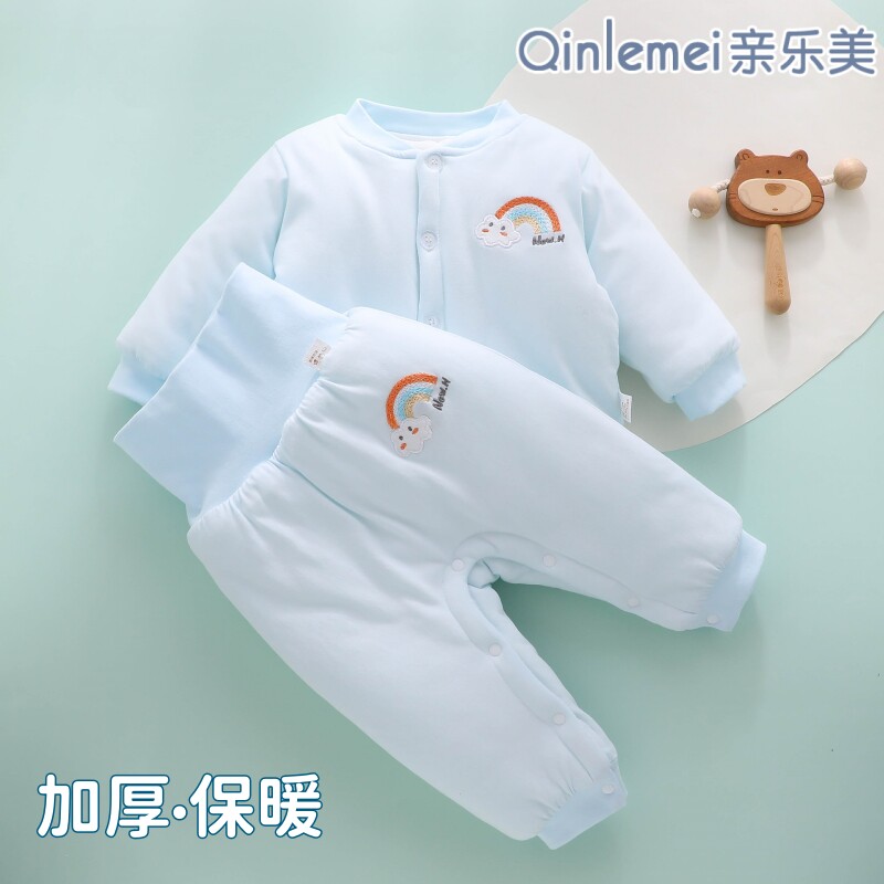 婴儿棉袄棉服套装冬季