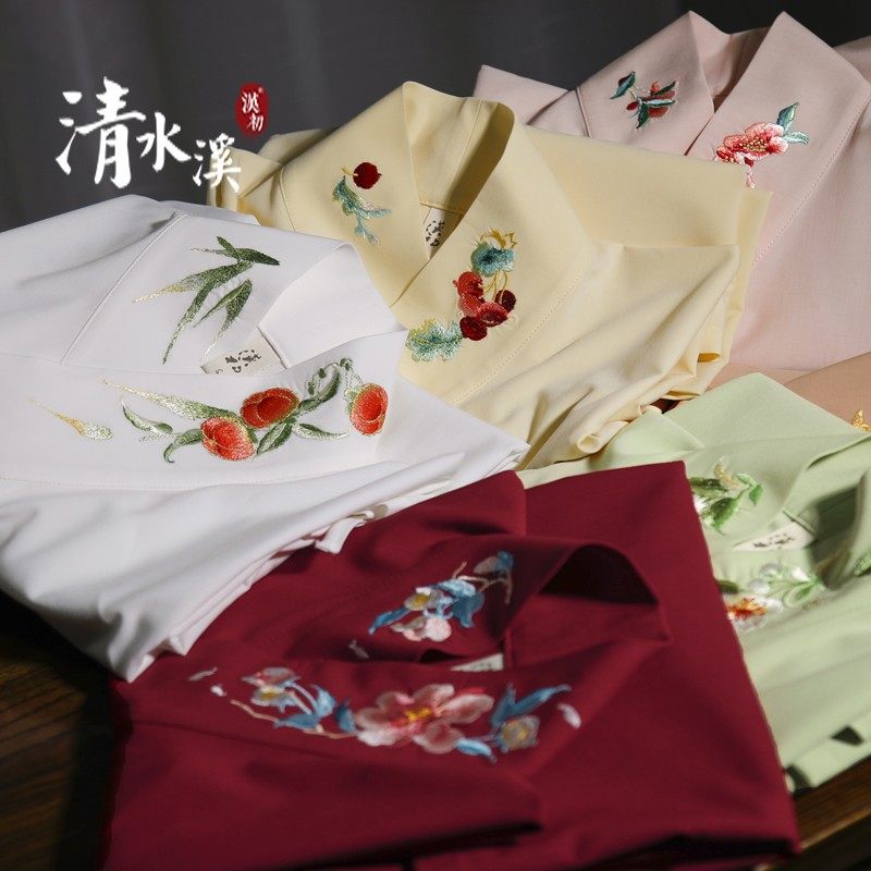 清水溪汉初『小物件单衣』原创汉服打底中衣基础百搭上衣多色可选,女装/女士精品,汉服上装,淘宝优惠券,粉丝福利购,淘宝优惠卷